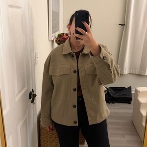 Maeve Beige Utility Jacket